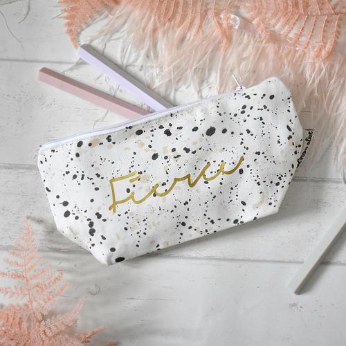 Fierce Make-up Bag with gold foil